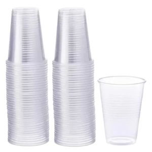 Vaso Transparente desechable 200 ml | 50 Unidades